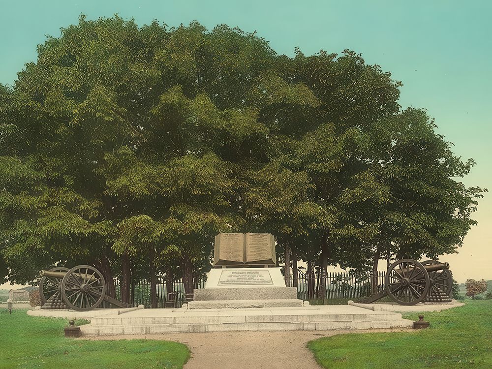 Pennsylvania - High Water Mark Gettysburg Ca 1903 art print by Vintage Photochrom United States for $57.95 CAD