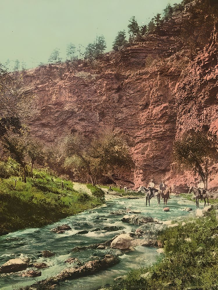 South Dakota - in the Vale of Minne-kah-ta Ca 1901 art print by Vintage Photochrom United States for $57.95 CAD