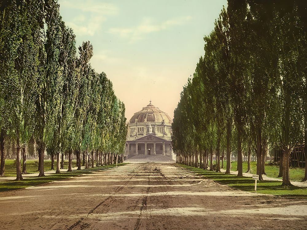 Utah - Salt Palace Salt Lake City Ca 1900 art print by Vintage Photochrom United States for $57.95 CAD