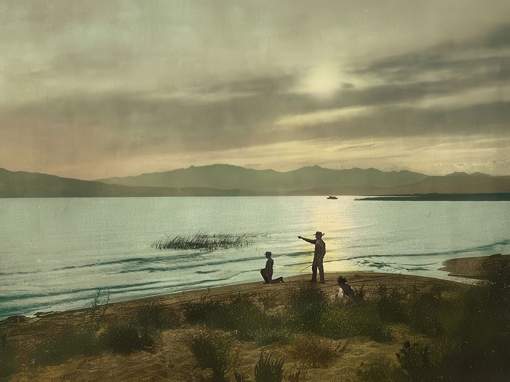 Utah Utah Lake Ca 1898 art print by Vintage Photochrom United States for $57.95 CAD