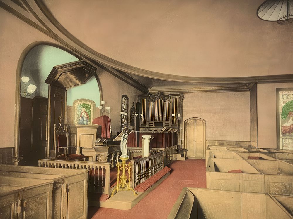 Virginia - St Johns Church from Patrick Henrys Pew Richmond Ca 1901 art print by Vintage Photochrom United States for $57.95 CAD