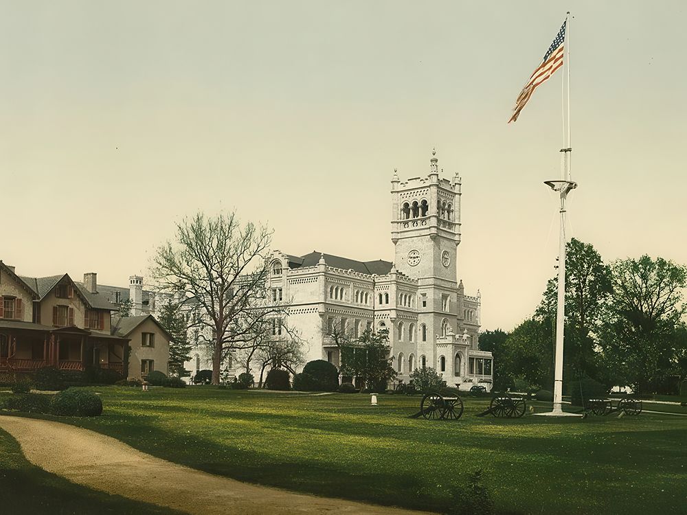 Washington Dc - Soldiers Home Washington Ca 1898 art print by Vintage Photochrom United States for $57.95 CAD