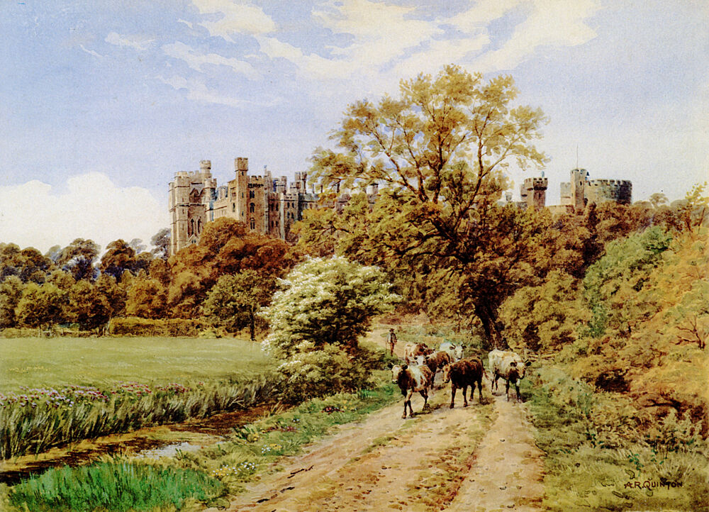 Arundel Castle, West Sussex art print by Alfred Quinton for $57.95 CAD