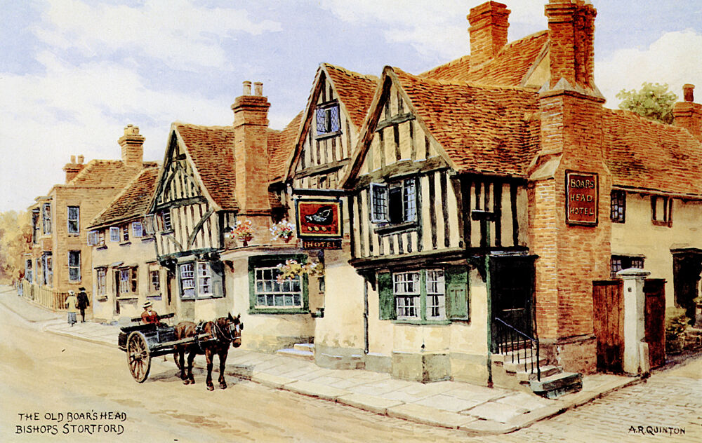 Boars Head, Bishops Stortford, Herts art print by Alfred Quinton for $57.95 CAD