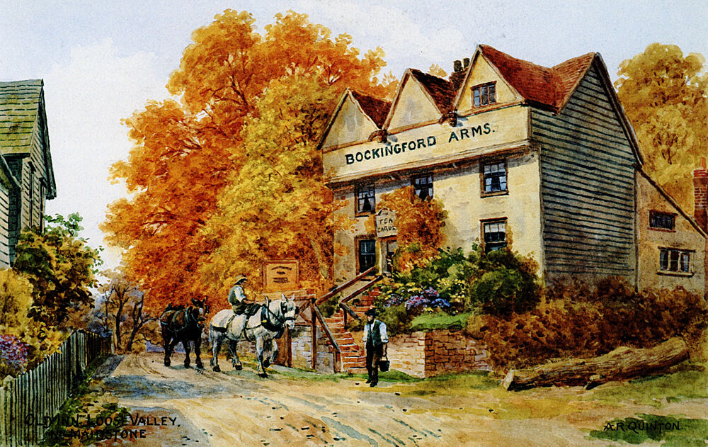 Bockingford Arms Near Maidstone, Kent art print by Alfred Quinton for $57.95 CAD