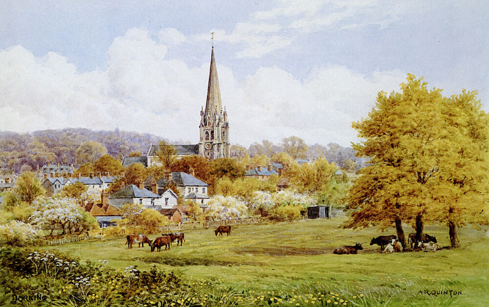 Dorking, Surrey art print by Alfred Quinton for $57.95 CAD
