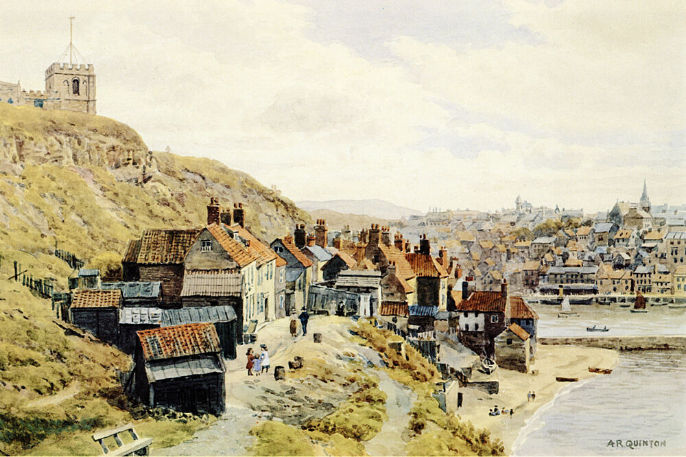 East Cliff, Whitby art print by Alfred Quinton for $57.95 CAD