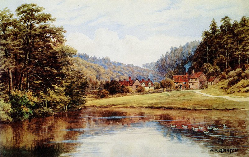 Friday Street, Leith Hill, Surrey art print by Alfred Quinton for $57.95 CAD