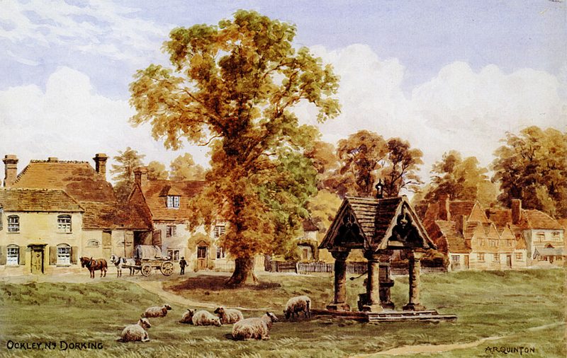 Ockley Green Near Dorking, Surrey art print by Alfred Quinton for $57.95 CAD