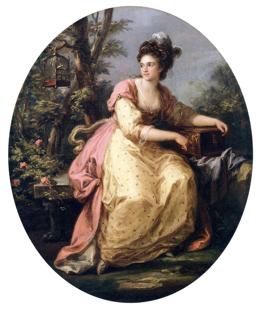 A Pleasant Pastime, Ludit Amabiliter 1779 art print by Angelica Kauffman for $57.95 CAD