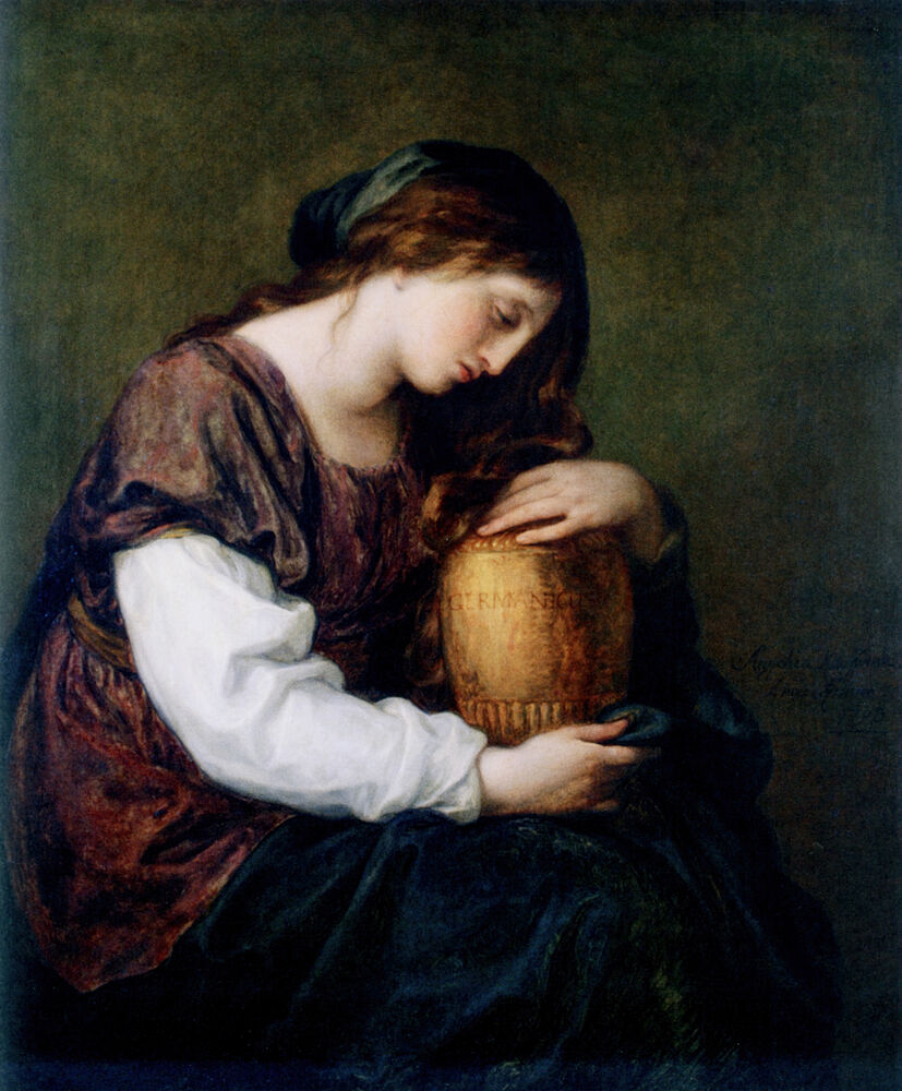 Agrippina Mourning over the Ashes of Germanicus 1793 art print by Angelica Kauffman for $57.95 CAD
