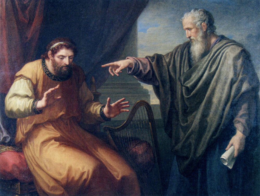 David and Nathan 1806 art print by Angelica Kauffman for $57.95 CAD