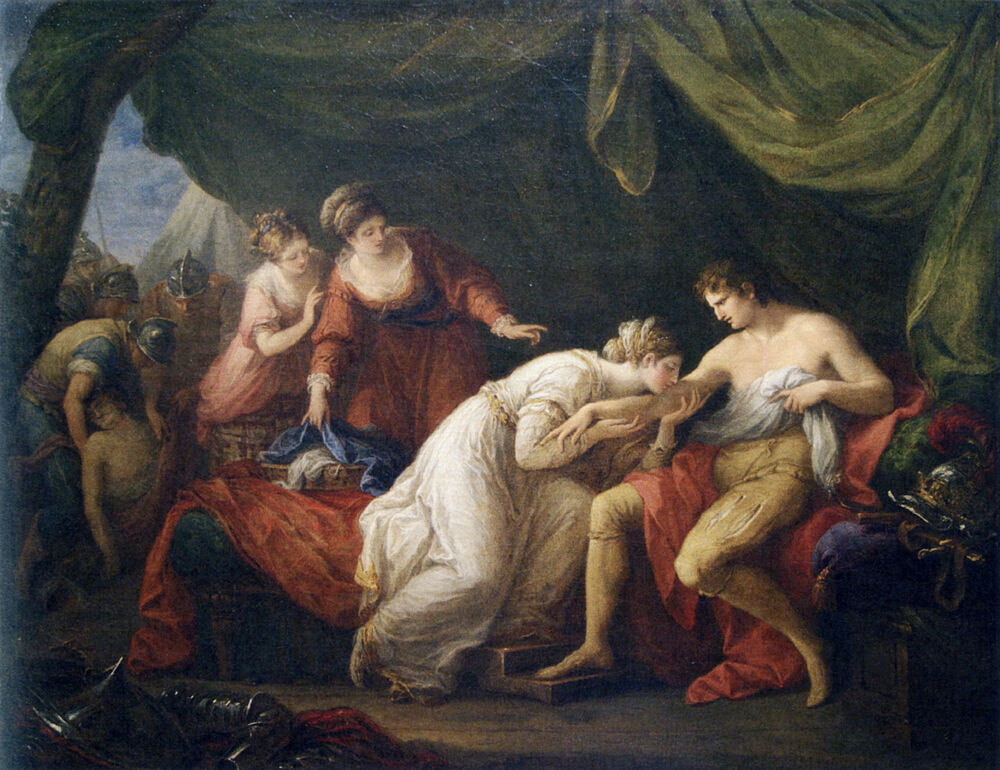 Eleonora Sucking Venom from Husband King Edward I 1776 art print by Angelica Kauffman for $57.95 CAD