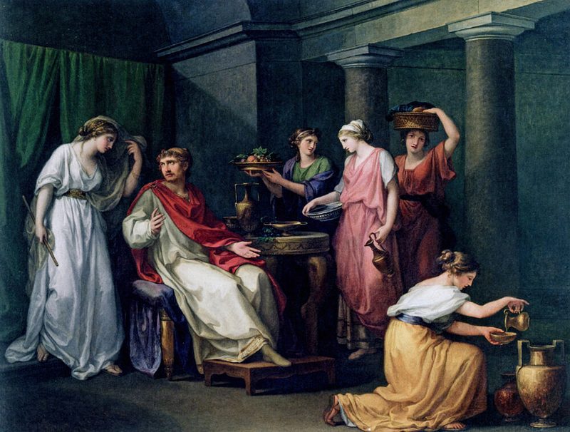 Ulysses on the Island of Circe 1793 art print by Angelica Kauffman for $57.95 CAD