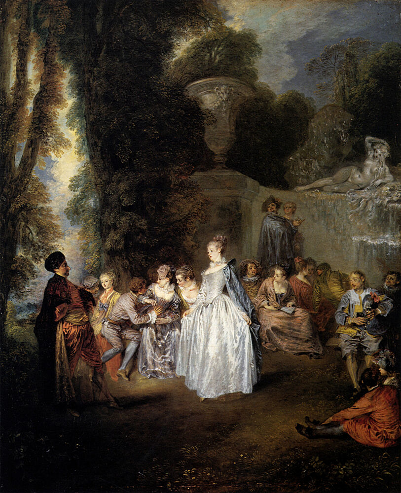Fete Champetre art print by Antoine Watteau for $57.95 CAD