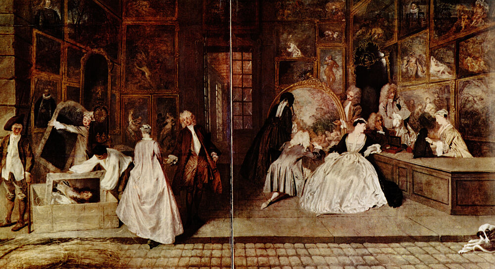 LEnseigne de Gersaint 1721 art print by Antoine Watteau for $57.95 CAD