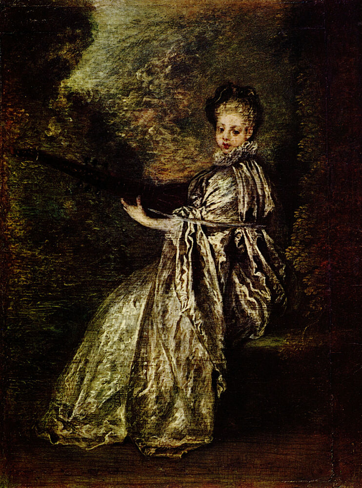 la Finette art print by Antoine Watteau for $57.95 CAD