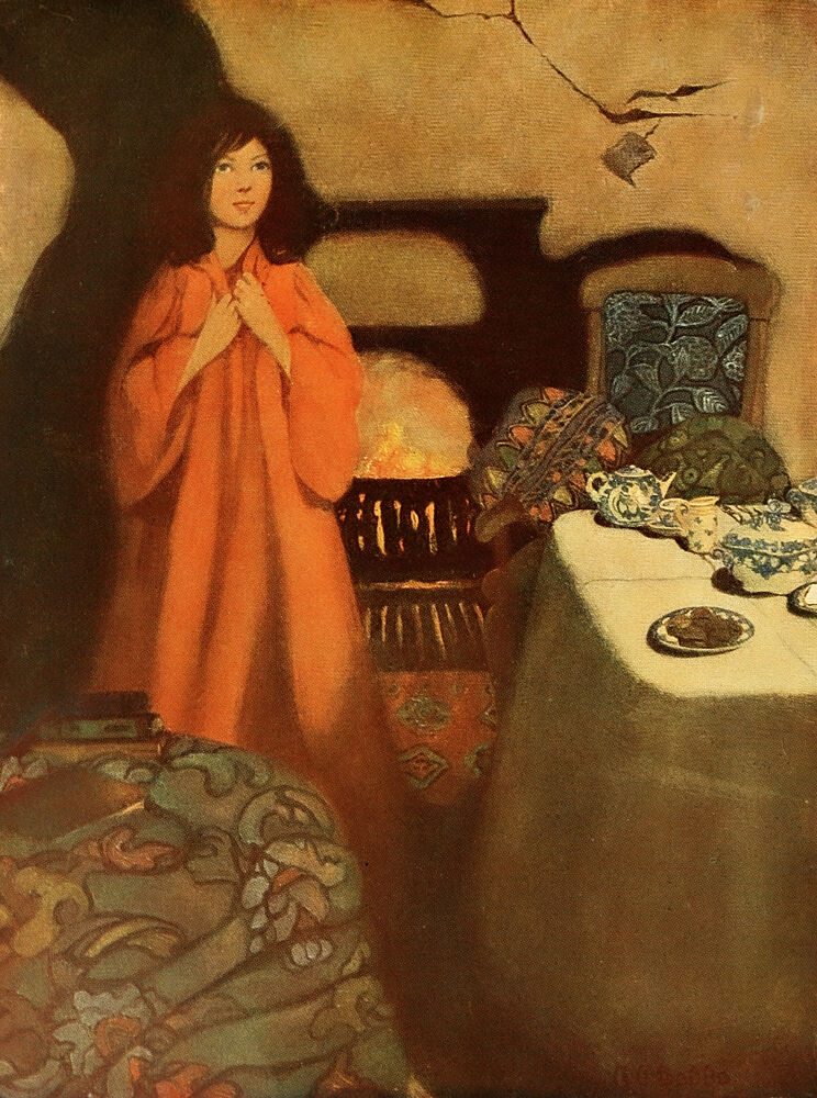 Praying, a Little Princess 1905 art print by Ethel Franklin Betts for $57.95 CAD