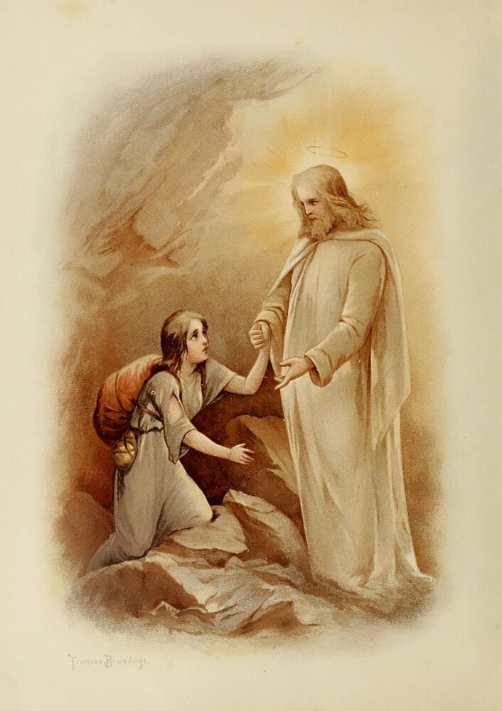 Christ, Look up, Lift up 1890 art print by Frances Brundage for $57.95 CAD