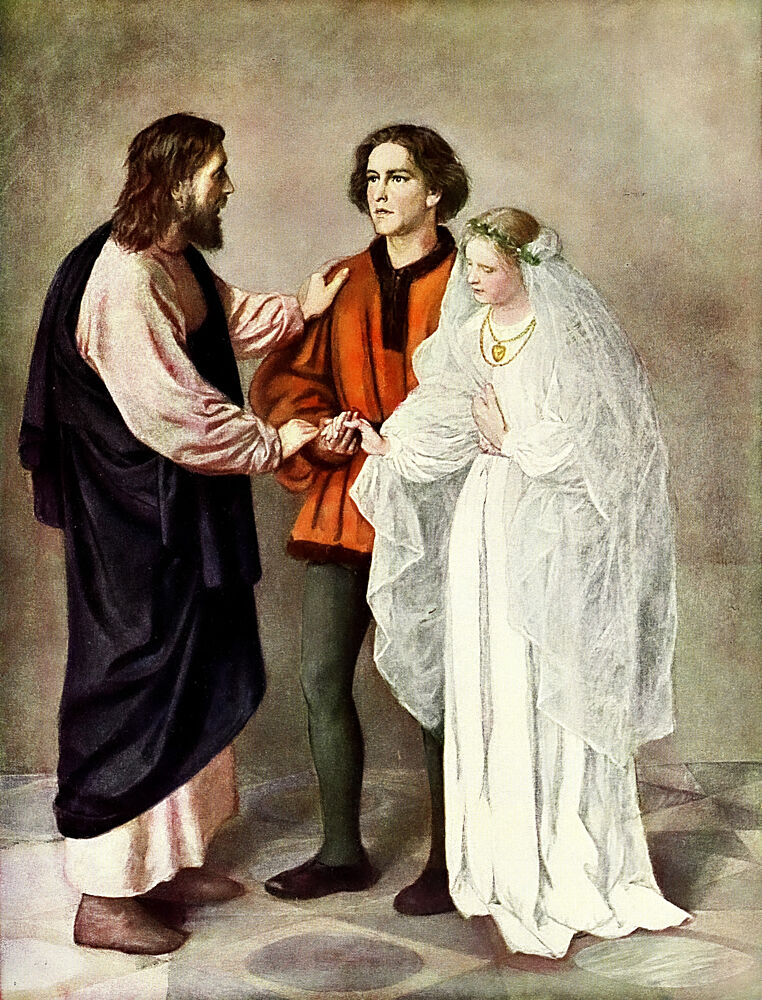 Adoration of Magi, German Church and Ecclesiastical Art 1900 art print by Eduard von Gebhardt for $57.95 CAD