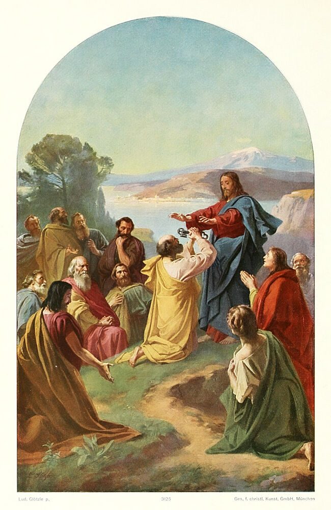 You Are Peter, Christliche Kunst 11 1914 art print by Ludwig Glotzle for $57.95 CAD