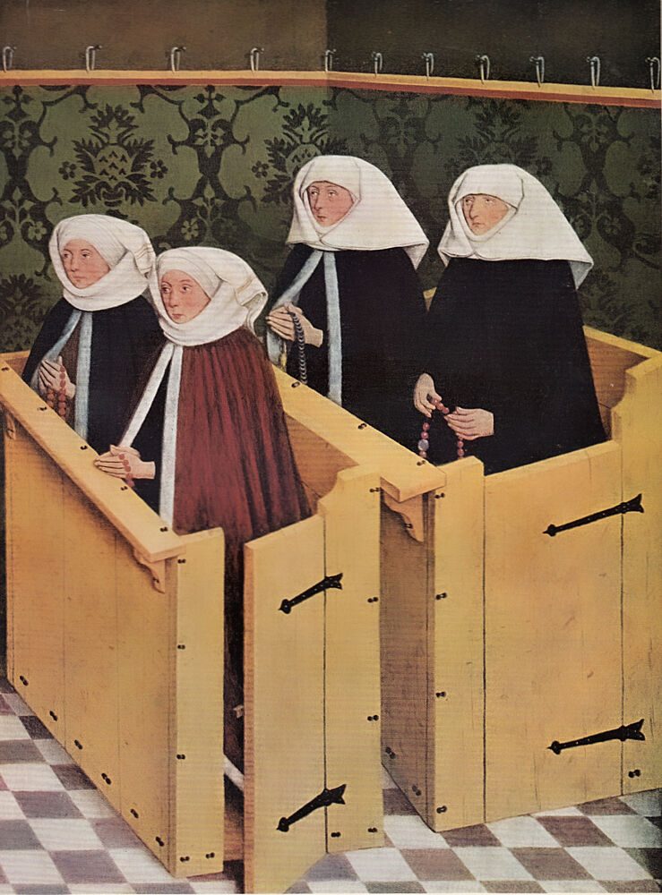 Women Praying 1488, German Painting art print by Friedrich Herlin for $57.95 CAD