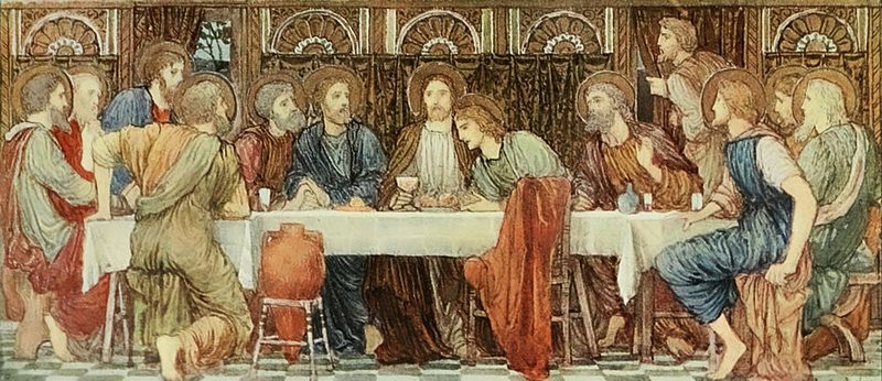 The Last Supper, Studio 46 1909 art print by Henry Holiday for $57.95 CAD