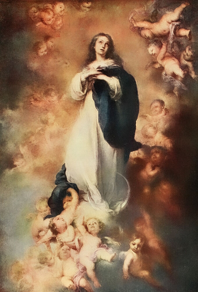 Immaculate Conception, History of Painting 1911 art print by Bartolome Murillo for $57.95 CAD