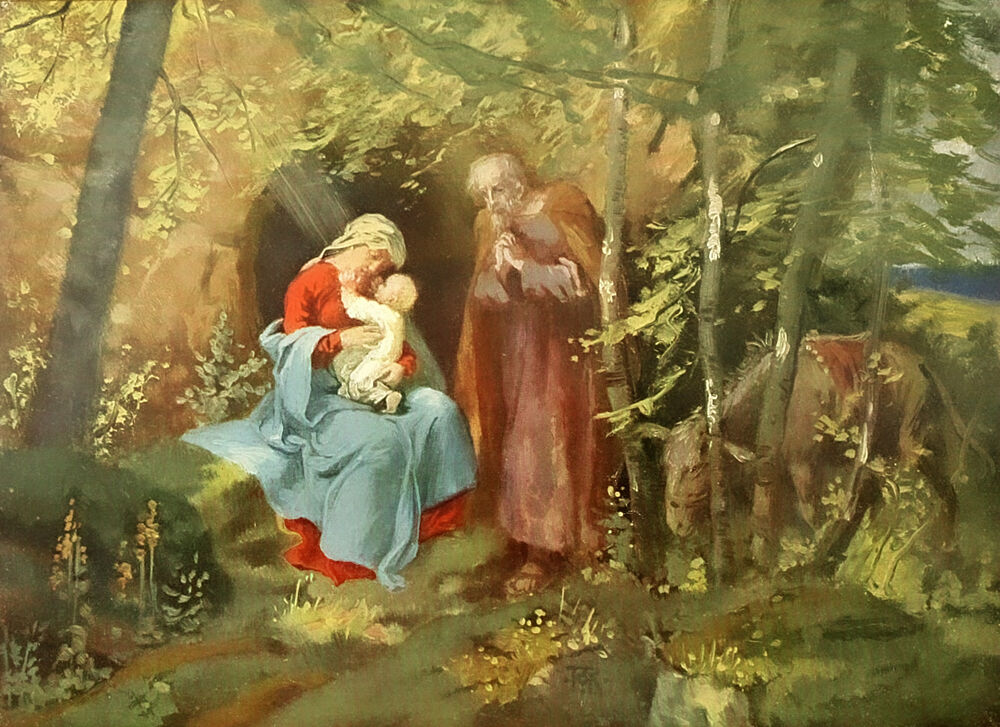 A Wise Man Brings Joy to His Father, Christliche Kunst 16 1919 art print by Max Rossman for $57.95 CAD