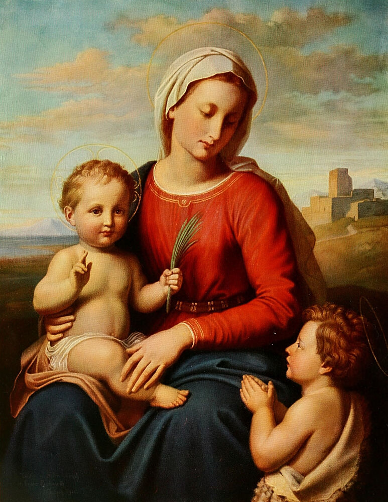 Madonna, Christliche Kunst 9 1912 art print by Johann Schraudolph for $57.95 CAD