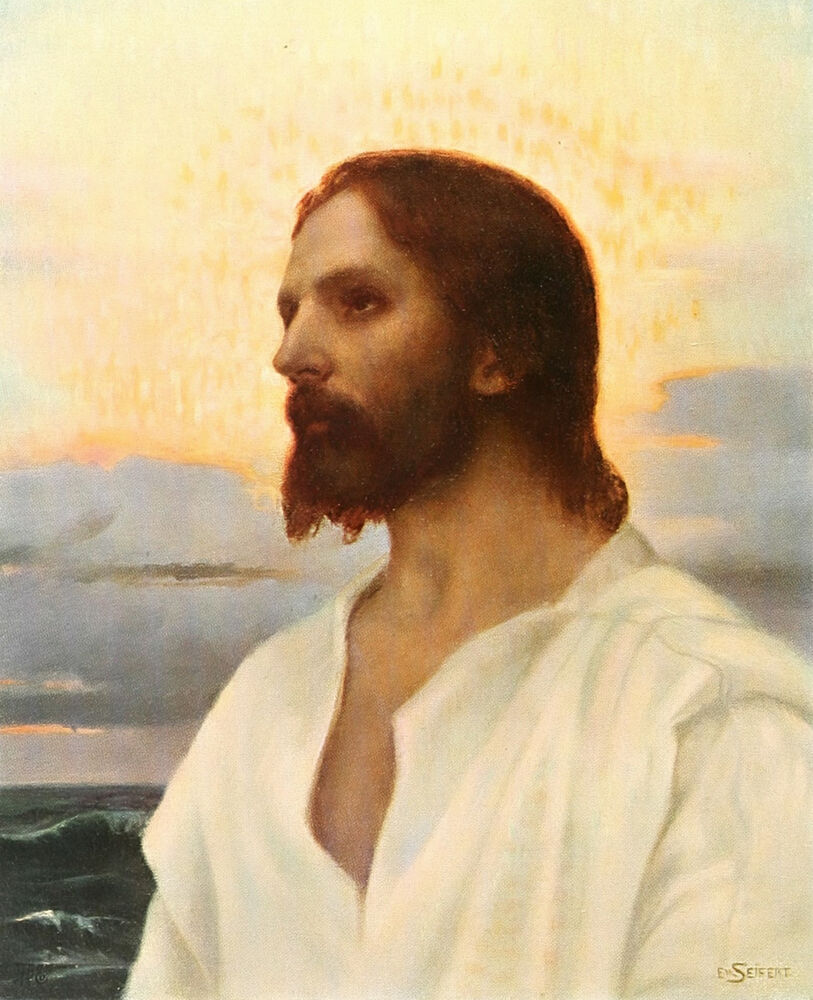 Christ, Christliche Kunst 6 1909 art print by Emanuela Seifertova for $57.95 CAD