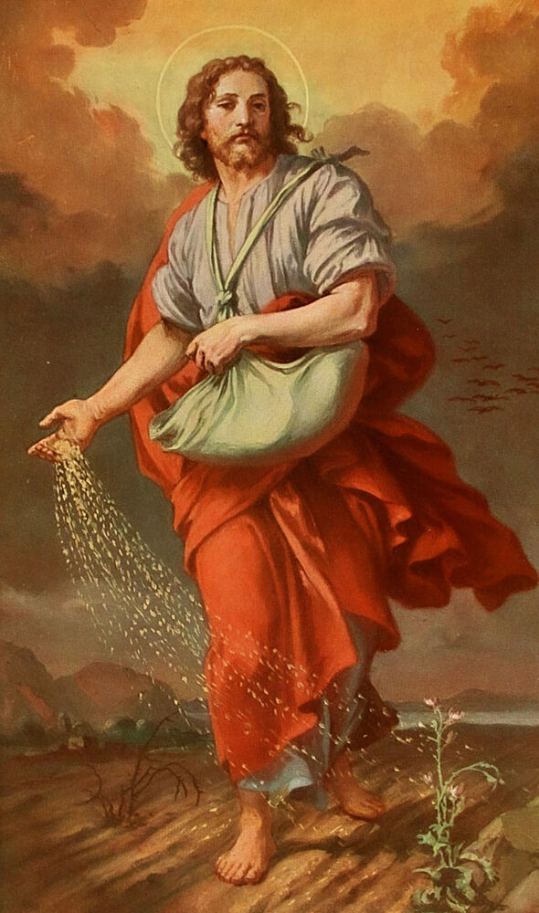 Divine Seed-Sower, Christliche Kunst 10 1913 art print by Leonhard Thoma for $57.95 CAD
