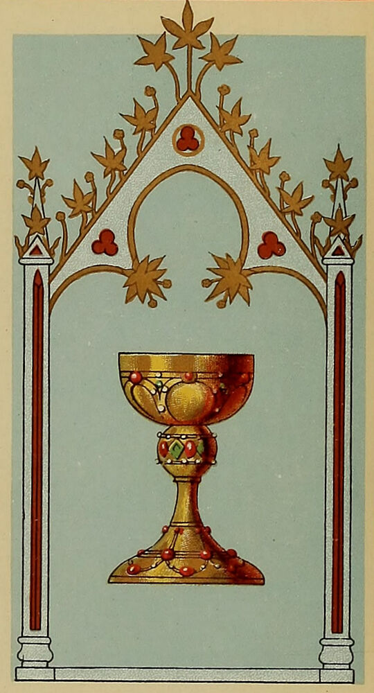 Chalice, Fleurs DApres Nature Et Fleurs Ornementales 1890 art print by Vintage Christian Art for $57.95 CAD
