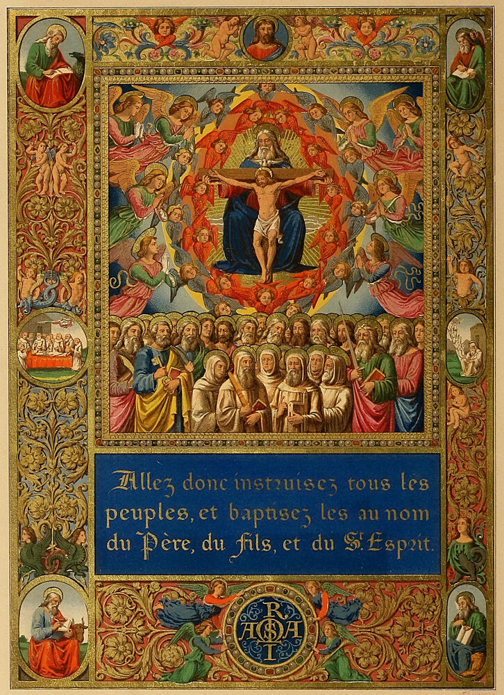 Christ, Allez Donc, Les Evangiles Des Dimanches Et Fetes de LAnnee 1864 art print by Vintage Christian Art for $57.95 CAD