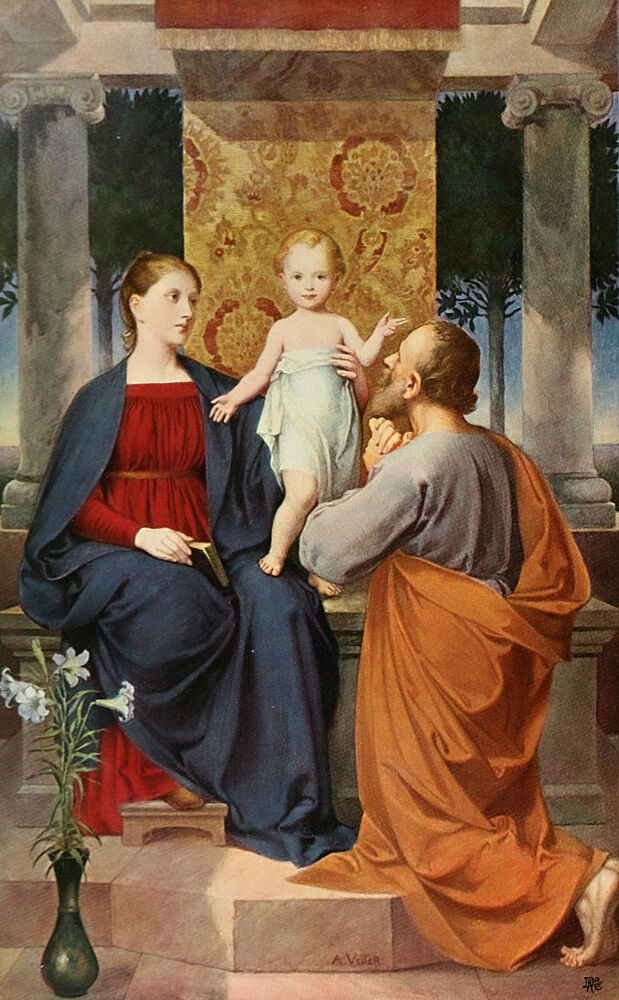 Madonna and Child, Christliche Kunst 3 1906 art print by A. Veller for $57.95 CAD