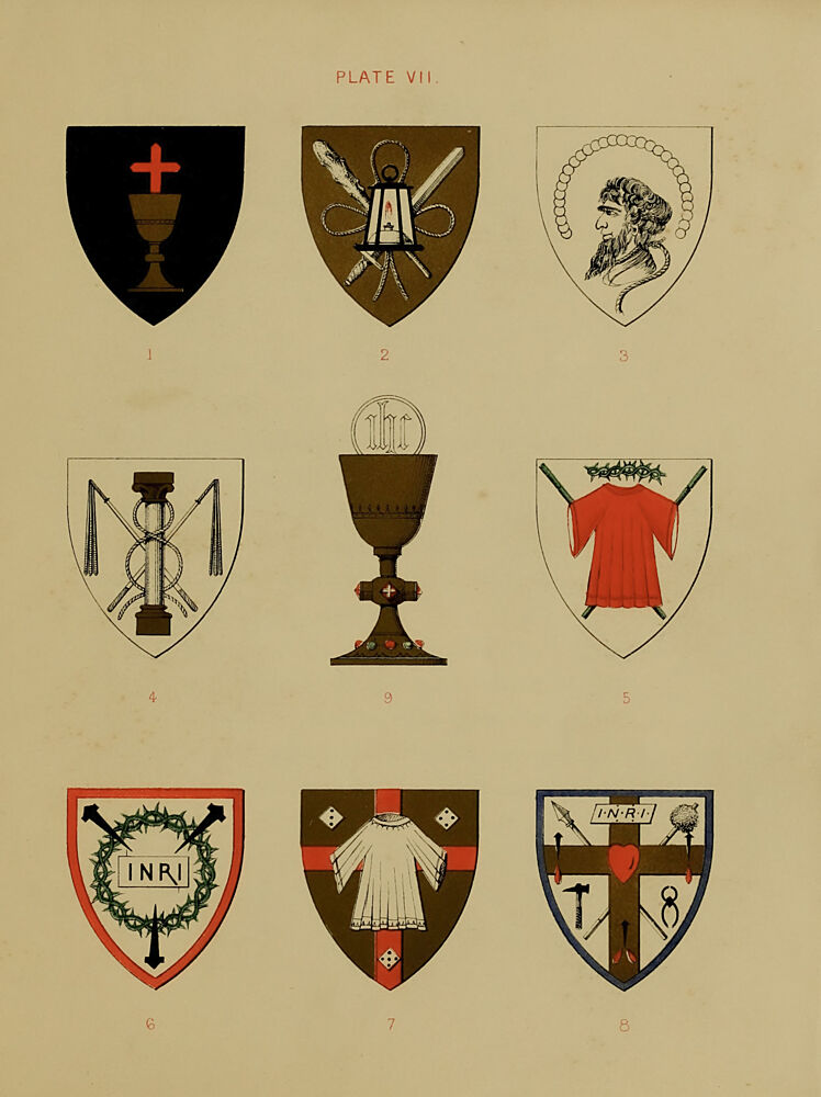Various 2, Handbook of Christian Symbolism 1865 art print by W. and G. Audsley for $57.95 CAD