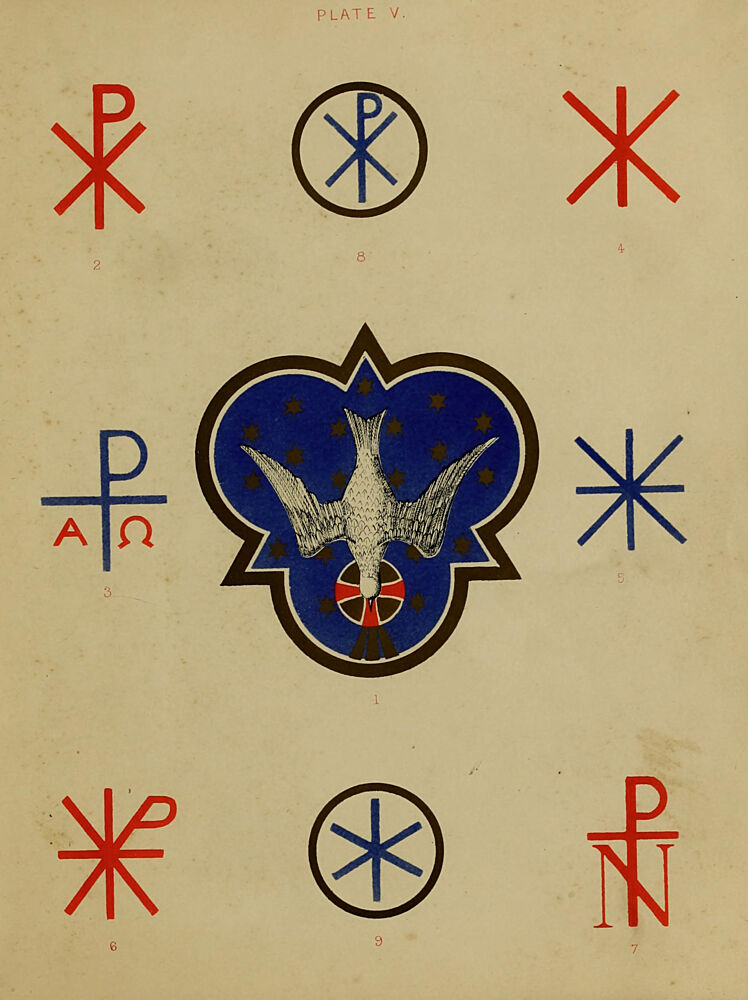 Various 5, Handbook of Christian Symbolism 1865 art print by W. and G. Audsley for $57.95 CAD