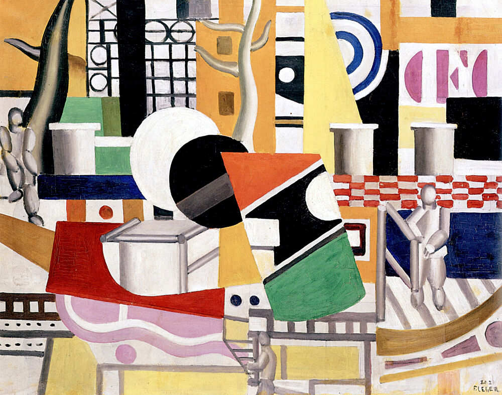 The Tug Bridge 1920-21 art print by Fernand Leger for $57.95 CAD