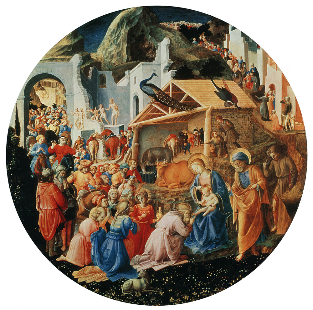 Adoration of the Magi Ca 1430-1455 art print by Fra Angelico and Lippi for $57.95 CAD