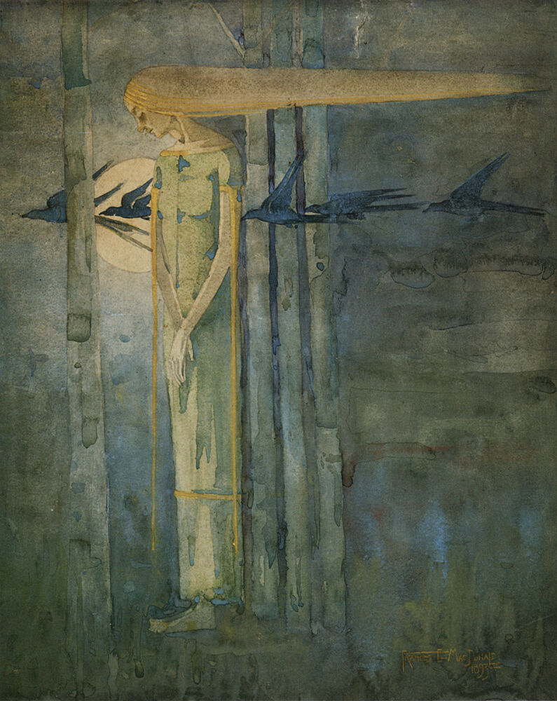 Ill Omen 1893 art print by Frances Macdonald for $57.95 CAD