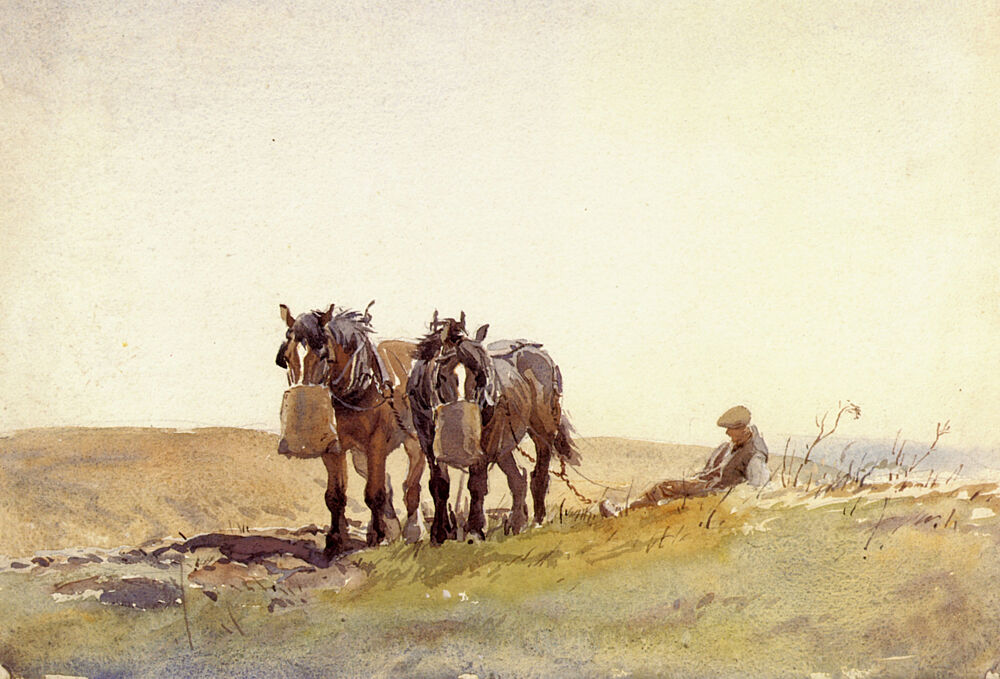 Feeding Time art print by George Soper for $57.95 CAD