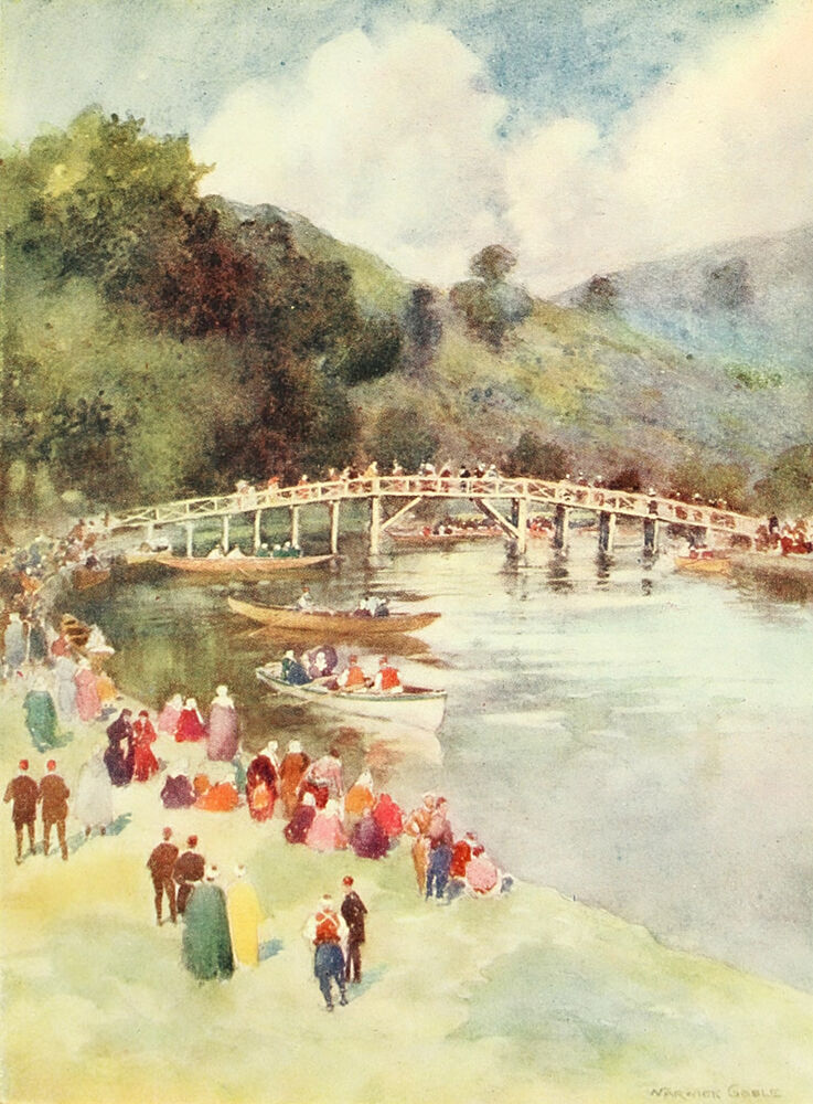 The Sweet Waters of Europe, Constantinople 1906 art print by Warwick Goble for $57.95 CAD