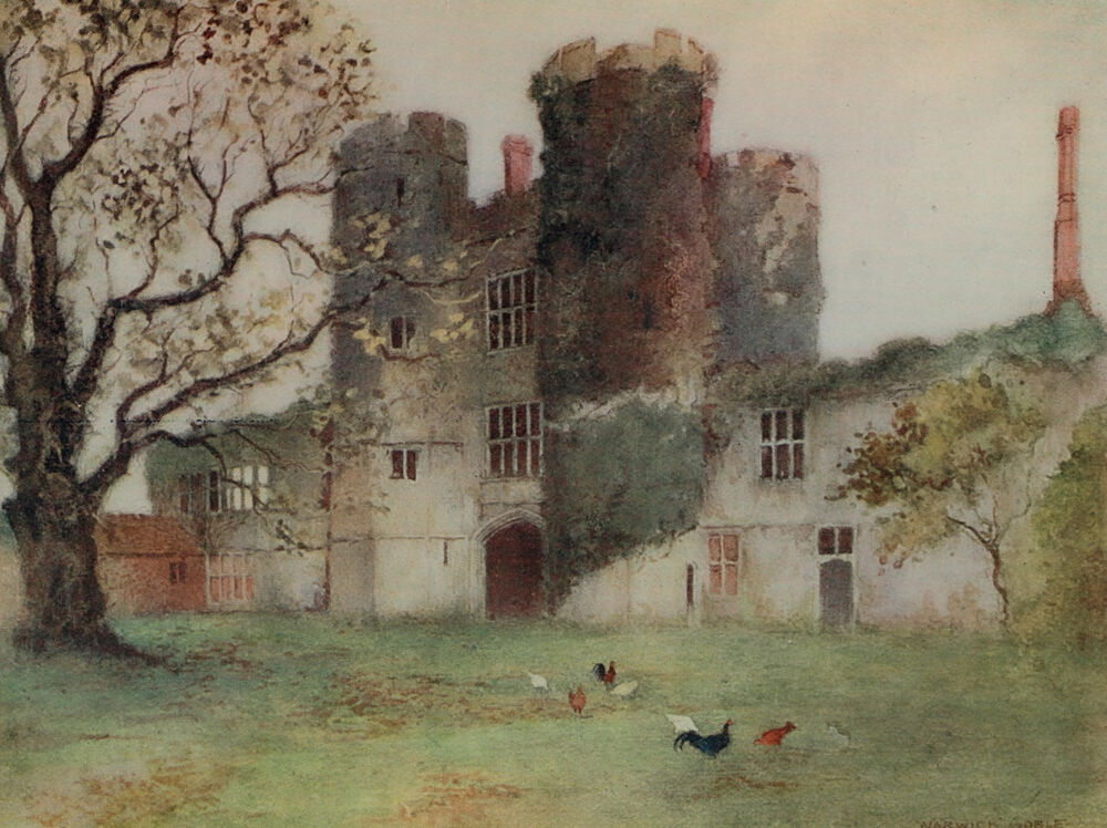 Titchfield Abbey, Greater Abbeys of England 1908 art print by Warwick Goble for $57.95 CAD