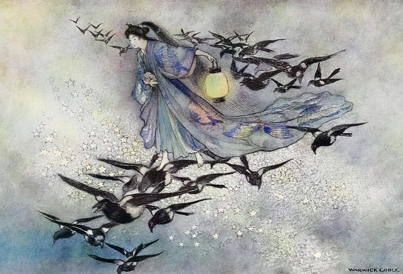 The Green Lantern, Green Willow 1910 art print by Warwick Goble for $57.95 CAD