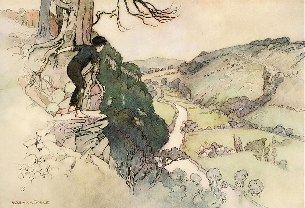 A Quiet, Rich, Happy Place, the Water-Babies 1909 art print by Warwick Goble for $57.95 CAD