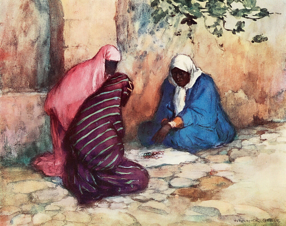 A Fortune Teller, Turkey 1911 art print by Warwick Goble for $57.95 CAD