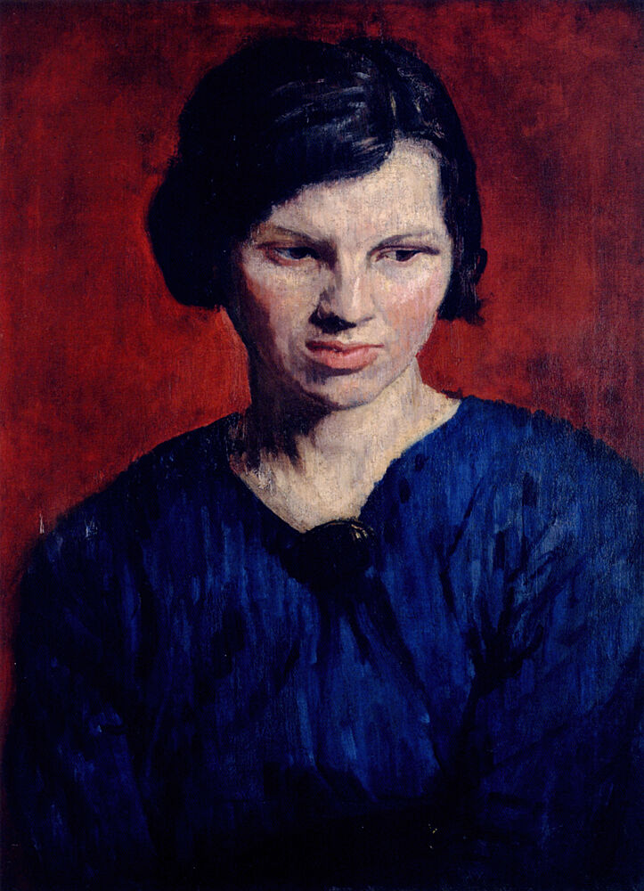 Portrait of Sonia Cohen Ca 1915 art print by Isaac Rosenberg for $57.95 CAD