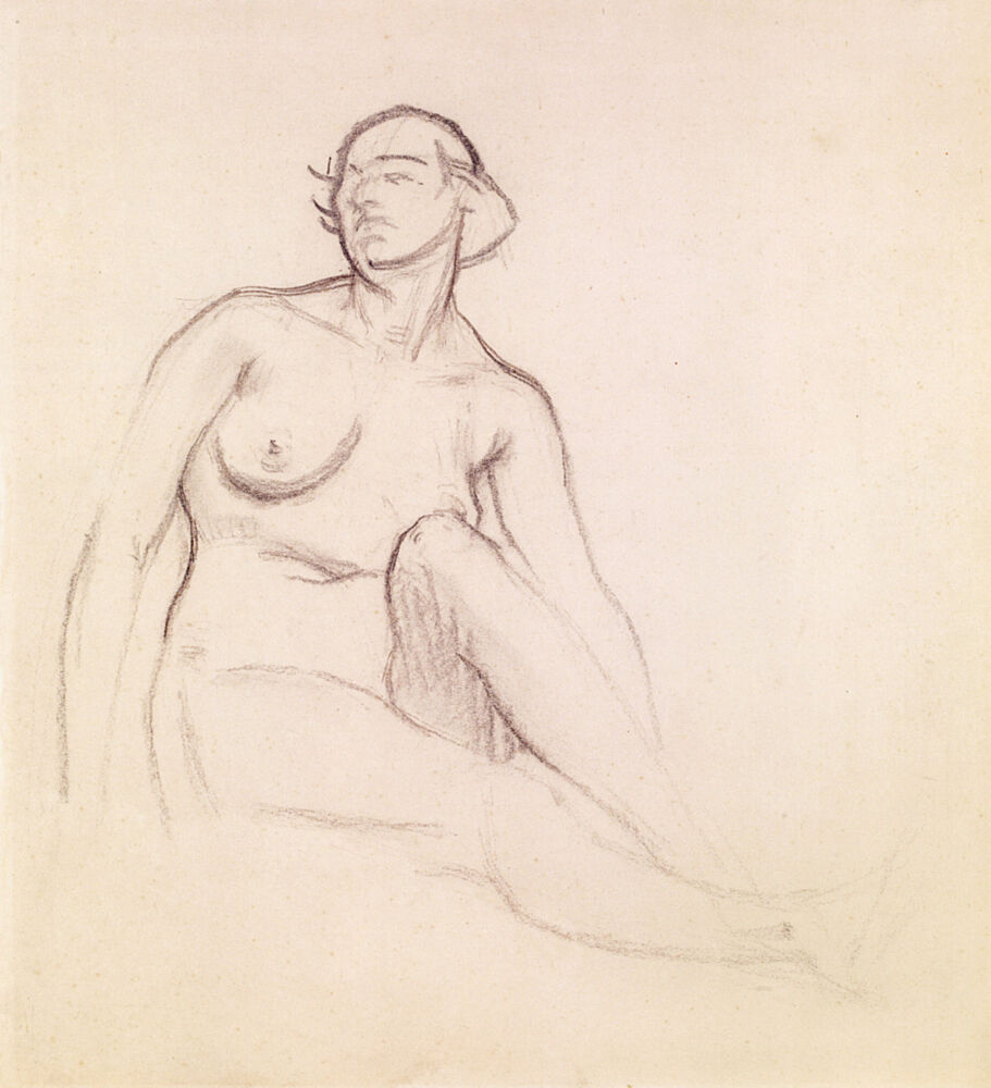 Study of a Nude Woman 1915 art print by Isaac Rosenberg for $57.95 CAD