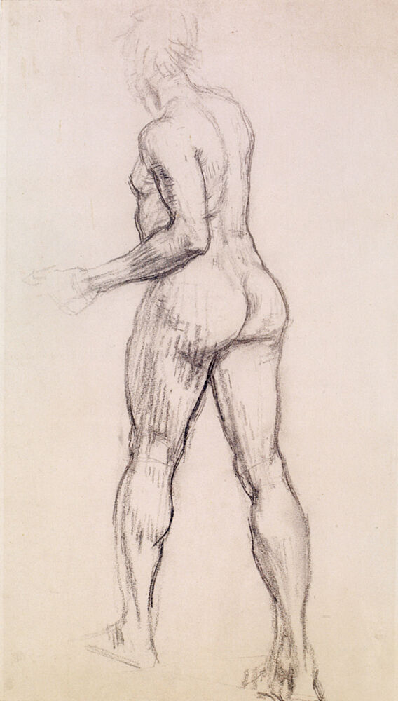 Study of a Nude Woman Walking 1915 art print by Isaac Rosenberg for $57.95 CAD