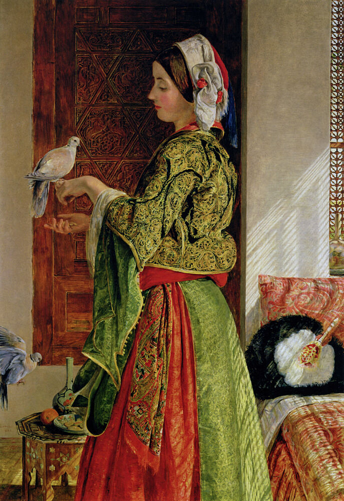 Caged Doves Ca 1864 art print by John F. Lewis for $57.95 CAD